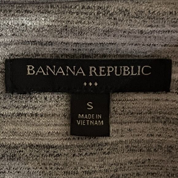 Banana Republic Blazer Womens S Jacket Striped 1 Button Front Pockets Heathered - Picture 5 of 5